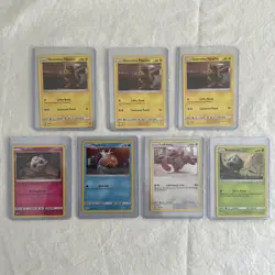Pokemon Detective Pikachu Lot 7 Cards Pikachu, Bulbasaur, Jigglypuff, Holos - Image 1