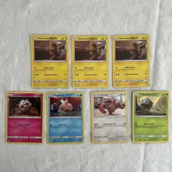 Pokemon Detective Pikachu Lot 7 Cards Pikachu, Bulbasaur, Jigglypuff, Holos - Image 3