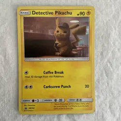 Pokemon Detective Pikachu Lot 7 Cards Pikachu, Bulbasaur, Jigglypuff, Holos - Image 5