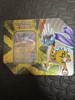 Pokemon PARADOX DESTINIES RAGING BOLT EX TIN IN PLASTIC SEALED NEW Trading Card - Image 2