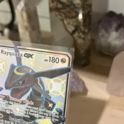 Shiny Rayquaza GX 177a/168 Hidden Fates Full Art Promo Pokemon Card NM - Image 3