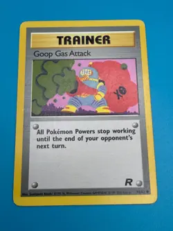 Goop Gas Attack Team Rocket Set #78 Pokemon Trainer Card TCG Near Mint - Image 3