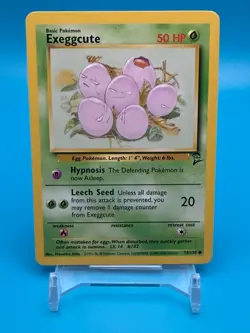 Exeggcute Pokemon Card - Base Set 2 - 74/130 Vintage 2000 TCG - Image 1