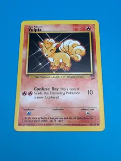 Vulpix Pokemon Card - Base Set 2 99/130 - LP Vintage 2000 TCG - Image 3