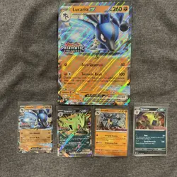 Pokemon TCG Prismatic Evolutions Lucario EX Tyranitar EX Promo Cards! - Image 1