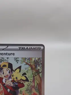 Pokemon TCG Destined Rivals Ethan's Adventure Full Art Trainer Card 236/182 Sir - Image 3