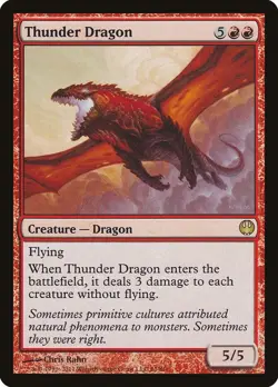 Thunder Dragon Duel Decks: Knights vs. Dragons LP Magic: The Gathering Normal - Image 1