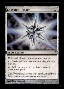Coldsteel Heart LP Light Play Coldsnap MTG [7307] - Image 1