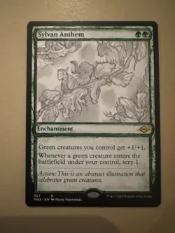 MTG - Sylvan Anthem Showcase - Modern Horizons 2 - NM - Image 1