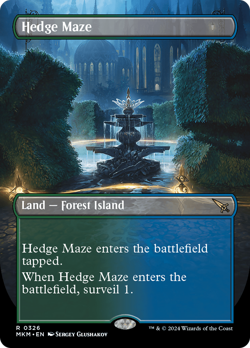 Hedge Maze (Borderless) [Murders at Karlov Manor] Magic MTG - Image 1