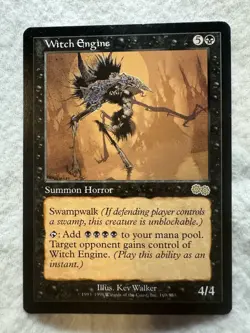 MTG - Witch Engine - Urza's Saga - LP - #169 - Free Shipping! - Image 1