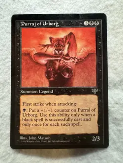 MTG - Purraj of Urborg - Mirage - MP - Free Shipping! - Image 1