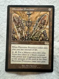 MTG - Phyrexian Processor - Never Played! - Urza's Saga #306 - NM+ - Rare - EN - Image 1