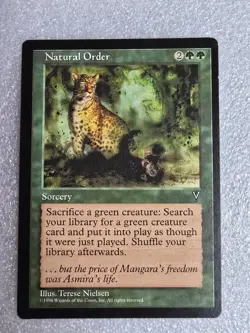 MTG Natural Order Visions #114 Sorcery Rare Magic the Gathering - Image 1