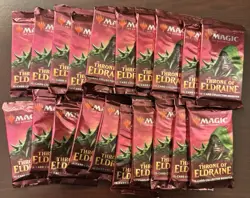 20 Lot Magic The Gathering MTG THRONE OF ELDRAINE Collector Edition Booster PACK - Image 1