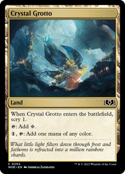 Crystal Grotto [Wilds of Eldraine] Magic MTG - Image 1