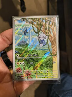 Pokemon TCG Meditite Illustration Rare Card Stellar Crown #153/142 NM - Image 2