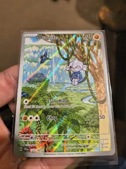 Pokemon TCG Meditite Illustration Rare Card Stellar Crown #153/142 NM - Image 3