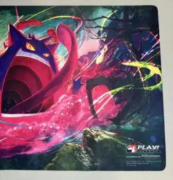 2022 PLAY! POKEMON GENGAR VMAX TEAM CHALLENGE LEAGUE CUP PLAYMAT NEW VERY RARE - Image 3
