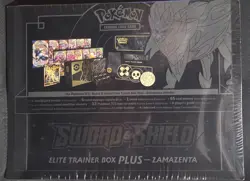 Pokemon - Sword & Shield Elite Trainer Box PLUS - ZAMAZENTA SEALED FREE SHIP!! - Image 2