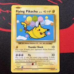 Pokemon TCG Flying Pikachu 110/108 Evolutions Secret Rare NM - Image 1