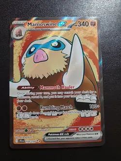 Mamoswine EX 174/159 Ultra Rare Full Art - Journey Together Pokemon NM/M - Image 1