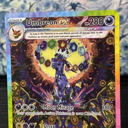 Umbreon ex 161/131 Pokemon Prismatic Evolutions Holo Special Illustration Rare - Image 4