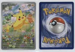 Pikachu (Paldea Adventure Chest) Holo Pokemon Scarlet & Violet Black Star Promo - Image 3