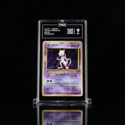 1996 POKEMON BASE SET JAPANESE #150 MEWTWO-HOLO TAG 9 - Image 1