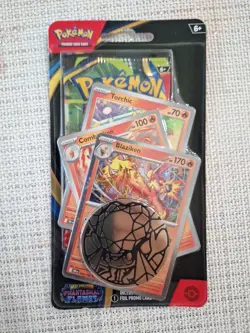 Pokemon Mega Evolution Phantasmal Flames Single Pack Blister TORCHIC BLAZIKEN - Image 1