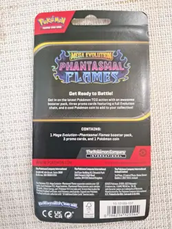 Pokemon Mega Evolution Phantasmal Flames Single Pack Blister TORCHIC BLAZIKEN - Image 2