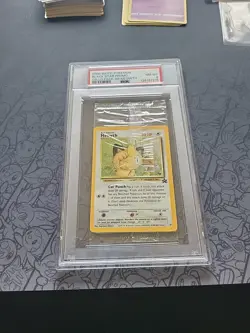 Pokemon: Meowth #10 Gameboy Celio Pack Black Star Promo 2000 WOTC -PSA 8 LOW POP - Image 3