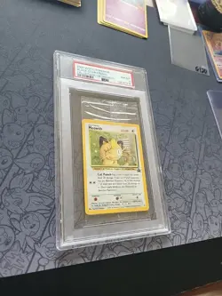 Pokemon: Meowth #10 Gameboy Celio Pack Black Star Promo 2000 WOTC -PSA 8 LOW POP - Image 5