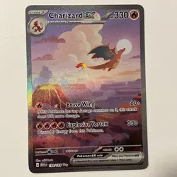Pokemon TCG Charizard EX 199/165 Scarlet & Violet 151 Special Illustration Rare - Image 1