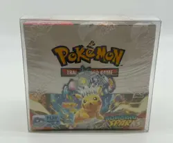 Pokemon TCG Surging Sparks Booster Box SEALED w/Soft Plastic Protector - Image 1