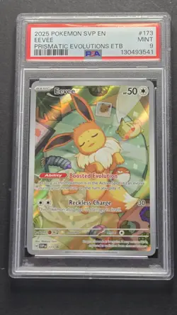PSA 9 Eevee SVP EN 173 Black Star Promo Pokemon 2025 - Image 1