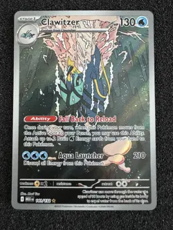 Pokemon TCG Clawitzer 141/132 Mega Evolutions Illustration Rare NM - Image 1