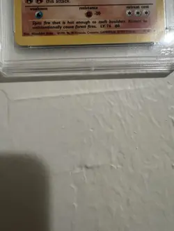 1999 POKEMON BASE SET UNLIMITED #4 CHARIZARD-HOLO PSA 6 - Image 3