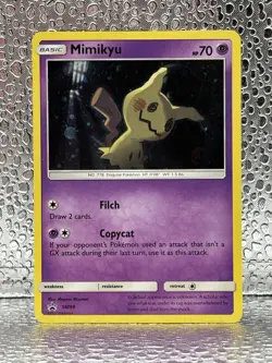 Pokemon TCG Mimikyu SM99 Holo Promo Sun & Moon English 2017 - Image 1