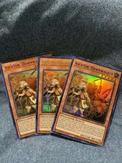 Yugioh x3 Ascator, Dawnwalker Ultra Rare LDS3-EN050 1st Ed Nm . Red, Blue Gold - Image 1