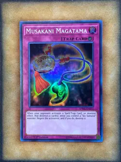Yugioh Musakani Magatama SPWA-EN055 Super Rare 1st Ed NM - Image 1