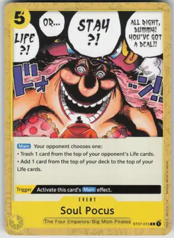 One Piece TCG Soul Pocus C Starter Deck 7: Big Mom Pirates ST07-015 - Image 1