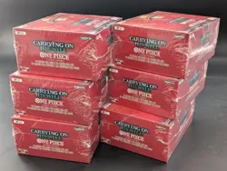 Lot (6) One Piece Card Game TCG Carrying On His Will OP-13 Booster Box SEALED - Image 4