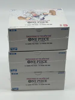 Lot of (3) One Piece Card Game OP-05 Awakening Of The New Era Booster Boxes - Image 5