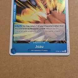 Jozu OP08-047 Two Legends Foil One Piece TCG English R Blue CCG NM - Image 5