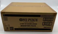 One Piece TCG OP-11 A Fist Of Divine Speed Booster Box Case SEALED NEW - Image 1