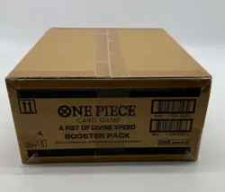 One Piece TCG OP-11 A Fist Of Divine Speed Booster Box Case SEALED NEW - Image 3