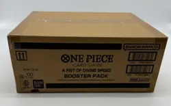One Piece TCG OP-11 A Fist Of Divine Speed Booster Box Case SEALED NEW - Image 4