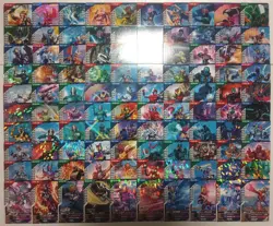 Lot of 100 Japanese Kamen Rider Battle: GANBA LEGENDS Normal & Rare Card Set - Image 1