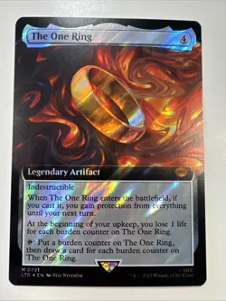 MTG English The One Ring (Extended Art) (Surge Foil) LP Foil Commander - Image 1